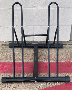 lot 305 image: Dual Black Bicycle Rack - In Condition As Shown - (READ)