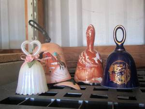 lot 32 image: collection of bells