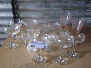 lot 68 image: wine glasses