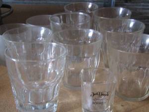 lot 72 image: whiskey and shot glasses