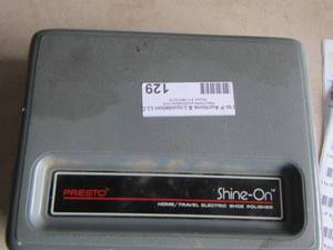 lot 129 image: presto shine on shoe polisher