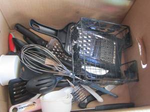 lot 168 image: kitchen utensils -