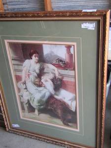 lot 193 image: framed art