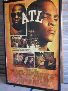 lot 195 image: ATL  movie poster framed