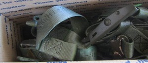 lot 201 image: green army straps