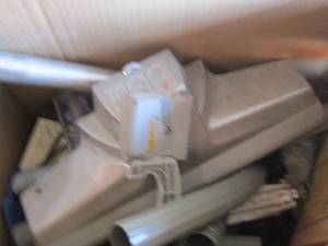 lot 214 image: Kirby vacuum pieces in a box