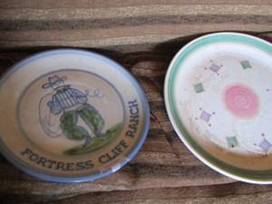 lot 237 image: fortress cliff ranch oval platter, large oval platter