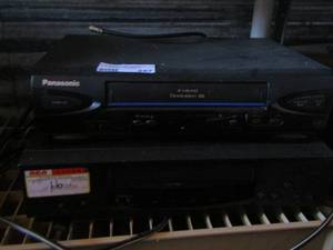 lot 247 image: Panasonic vhs tape player, rca vhs player