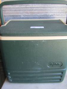 lot 271 image: igloo green cooler small