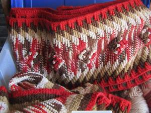 lot 375 image: CROCHET SCARF PLUS