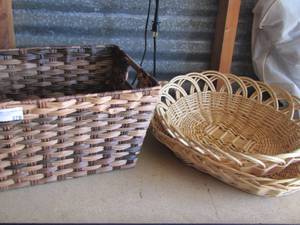 lot 379 image: WICKER BASKETS