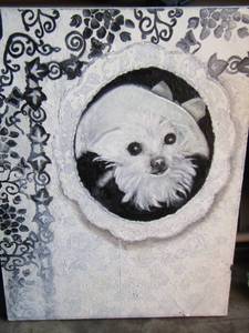 lot 382 image: ART  - PUPPY  CUTE PIECE
