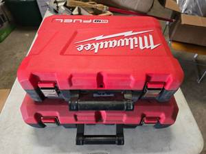 lot 40 image: Lot of 2 Milwaukee M18 Fuel Empty Cases