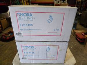 lot 50 image: 2 Cases of Nora Lighting NTH-149S Lights.  12 lights Per Case.
