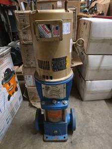 lot 53 image: Goulds Water Technology e-SV 10SV4GG4F50 Vertical Multi-Stage 5 HP 3500 RPM Pump