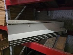lot 61 image: Dayton 6E823 48 Air Curtain Cabinet.  Working When Removed.