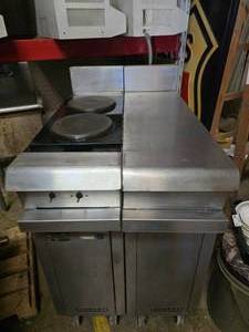 lot 63 image: Hobart HCR45 Electric 2 Burner Stove