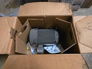 lot 72 image: NEW OLD STOCK US Motors U15E1D-C 15 HP 3 Phase Motor