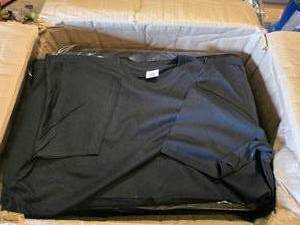 lot 85 image: NEW Lot of 72 100% Cotton Black Short Sleeve t-Shirts
