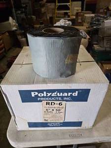 lot 89 image: LOOK THESE UP Case of Polyguard 6 x 50 RD-6 Non-Shielding Anti-Corrosion System For Buried & Submerged Piping.  8 Rolls Per Case.