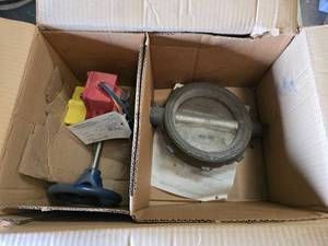 lot 134 image: NEW Nibco Supervisory Switch Electric Butterfly Valve