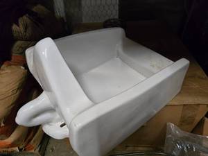 lot 150 image: NEW OLD STOCK Wall Mount Urinal.  No Hardware.