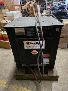 lot 152 image: Deka Model 12B1-450 24V 208240480 Single Phase Electric Forklift Charger on Pallet