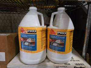 lot 155 image: 2 Gallons of P Sika Pro Select Concrete Bonding Adhesive