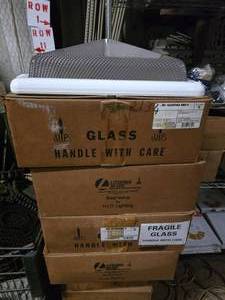 lot 170 image: 4 Boxes of Lithonia Hi-Tek KAC Series Swinging Light Door Assembly w Lens