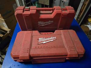 lot 180 image: 2 EMPTY Milwaukee Sawzsall Cases