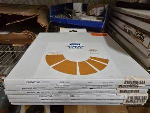 lot 160 image: NEW Lot of 6 Norton Diamond Blade High Speed 12 Construction Cut-Off Blade