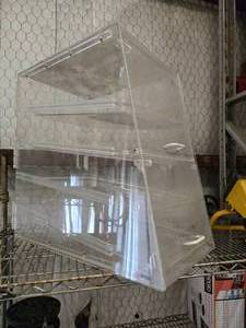 lot 188 image: Winco Commercial 4 Tray Clear Acrylic Display Case