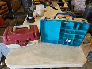 lot 225 image: Lot of Plano Fishing Tackle Boxes