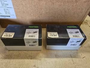 lot 251 image: NEW 2 Boxes of Festool No 201349 Expansion Anchors.  32 Anchors Per Box