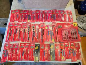 lot 30 image: NEW Lot of 42 Vermont American Made in USA Drill Bits.  Up to 12