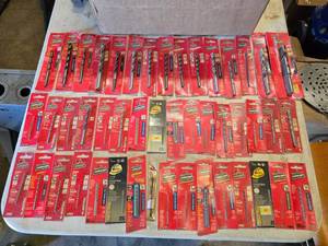 lot 31 image: NEW Lot of 47 Vermont American Made in USA Drill Bits.  Up to 1116