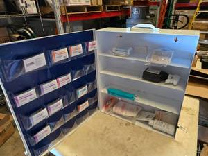 lot 342 image: Cintas Medical Cabinet.  Contents Included.