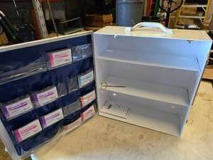 lot 343 image: Cintas Medical Cabinet.  Contents Included.