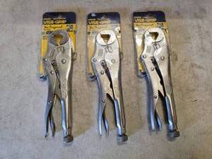 lot 356 image: NEW Lot of 3 Irwin 10LW Vise Grips
