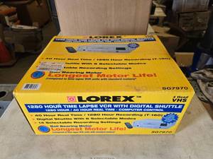 lot 361 image: NEW SEALED Vintage Lorex SG7970 VHS Player