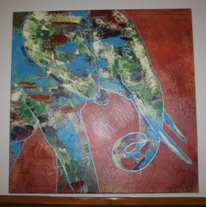 lot 121 image: Elephant Canvas Wall Art