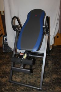 lot 151 image: Iron Man Inversion Table.. Very Lightly Used