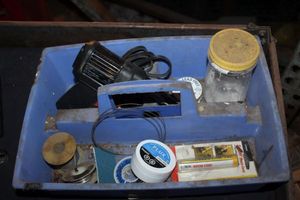 lot 159 image: Soldering Set, Machine, flux, Wire and more