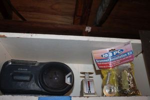 lot 179 image: Radio Cassette Player, Scales and Grommet Repair Kit