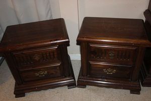 lot 297 image: Two Matching Nightstands