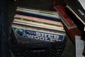 lot 376 image: Crate Full Of Vinyl Records