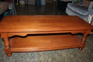 lot 381 image: Wood Coffee Table