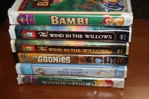 lot 383 image: VHS TAPES, Mostly Disney
