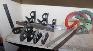 lot 204 image: Slide Square Rulers