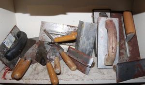 lot 206 image: Cement Tools and Trowels